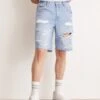 Pier One Jeansshort - Blue Denim