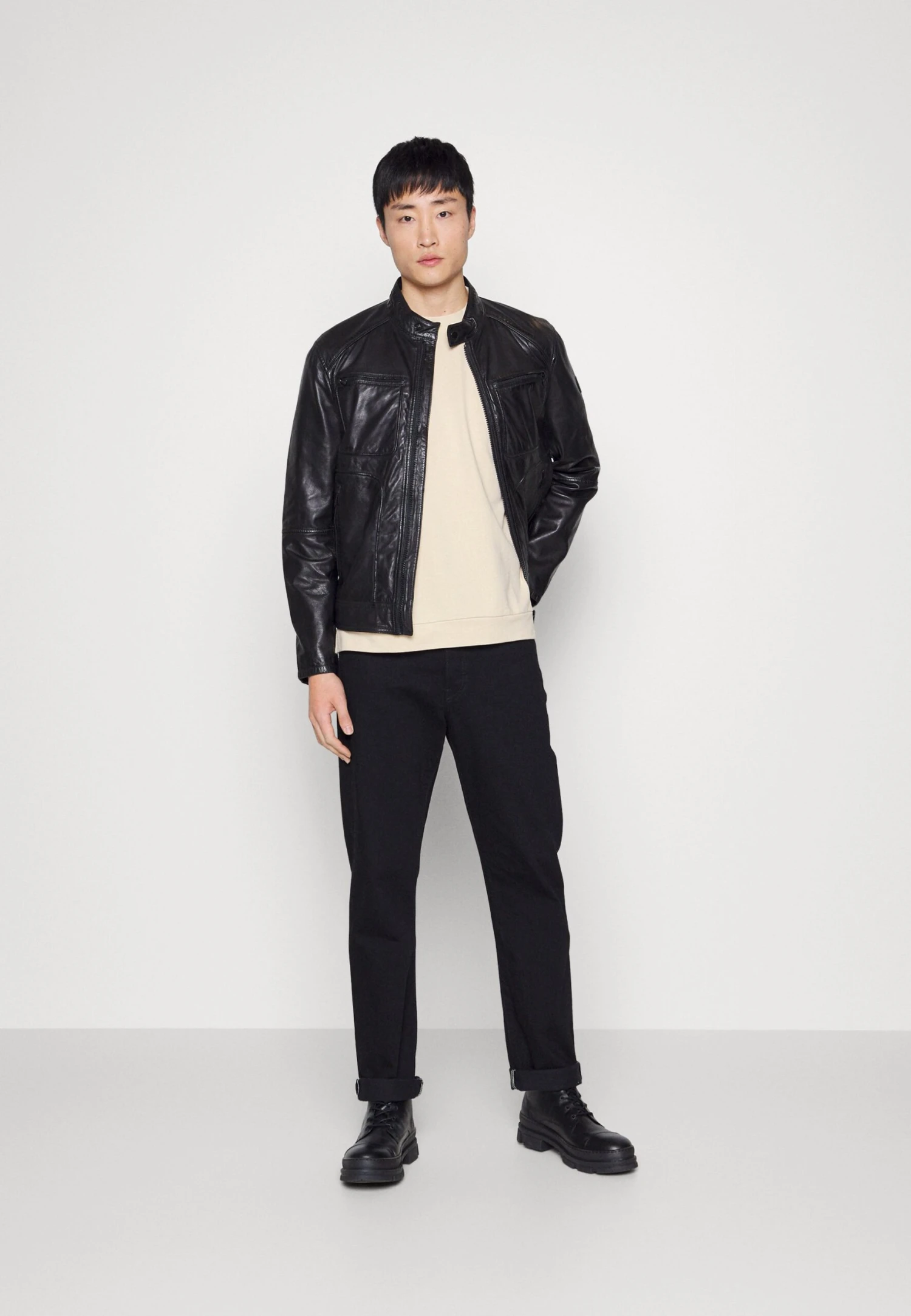 Pier One Short Sleeve Sweatshirt - T-Shirt Basic - Tan 2 Pier One Short Sleeve Sweatshirt - T-Shirt Basic - Tan - Afbeelding 2