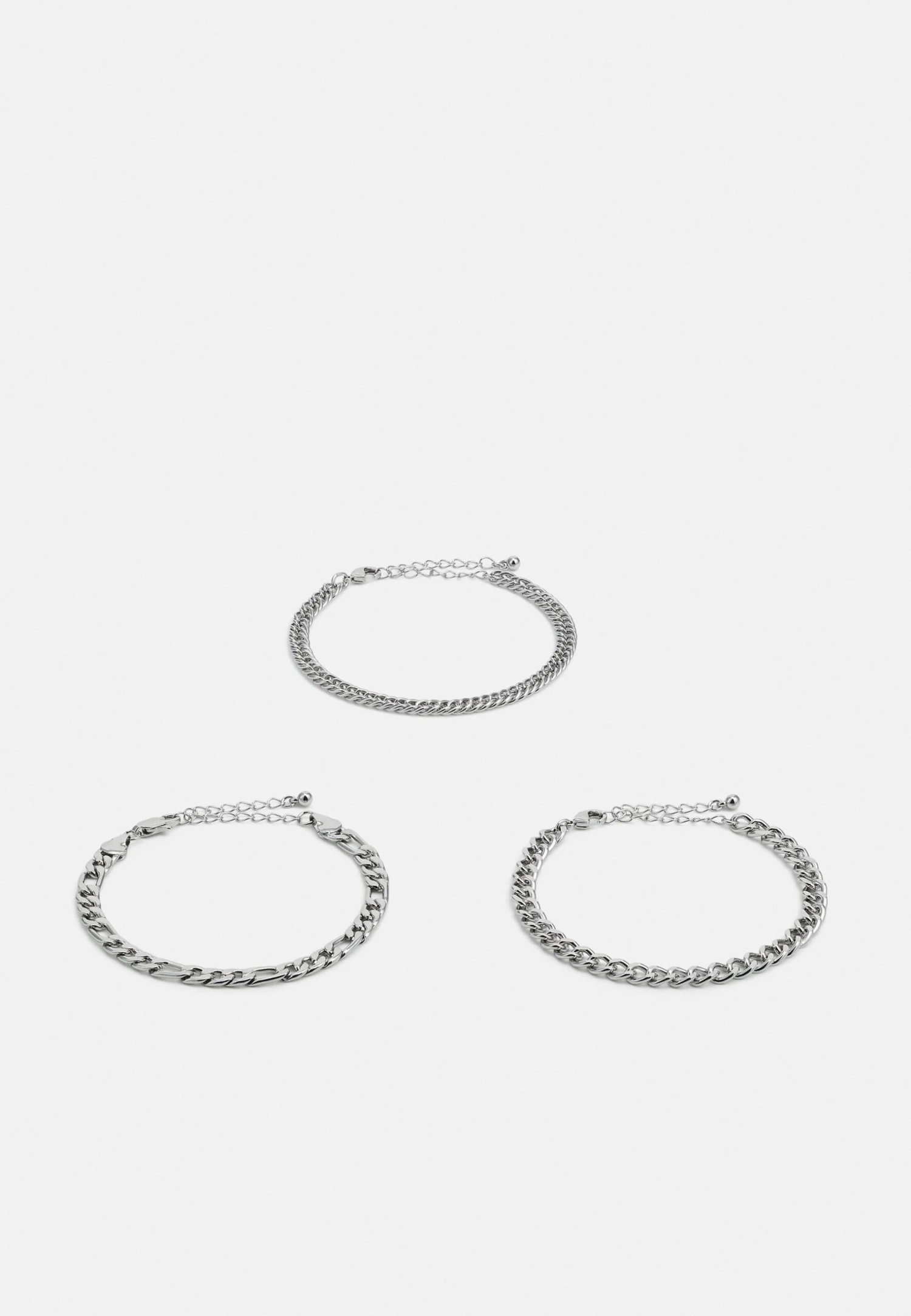 Pier One 3 Pack - Armband - Silver-Coloured 1 Pier One 3 Pack - Armband - Silver-Coloured