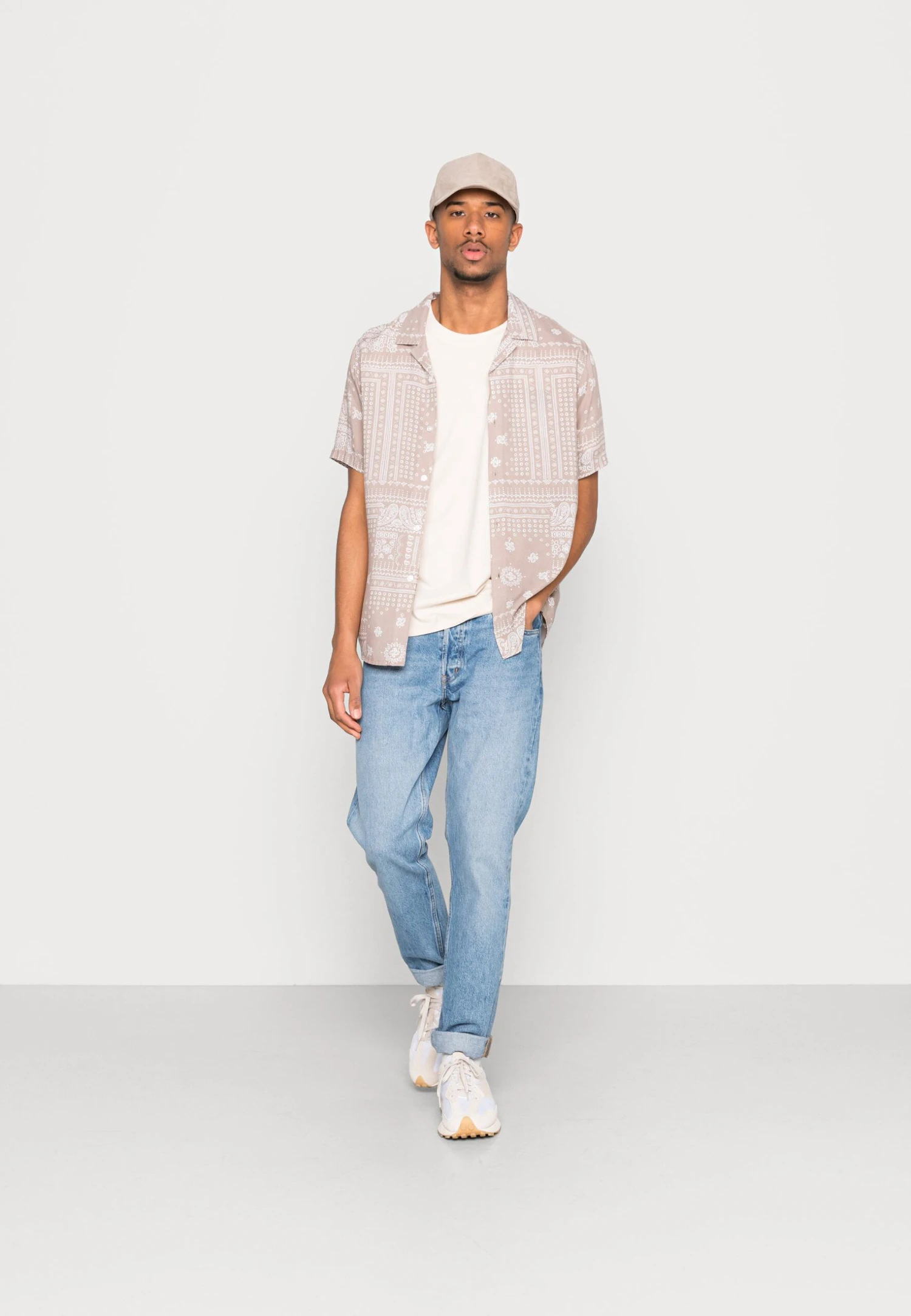 Pier One Unisex - Overhemd - Beige 2 Pier One Unisex - Overhemd - Beige - Afbeelding 2