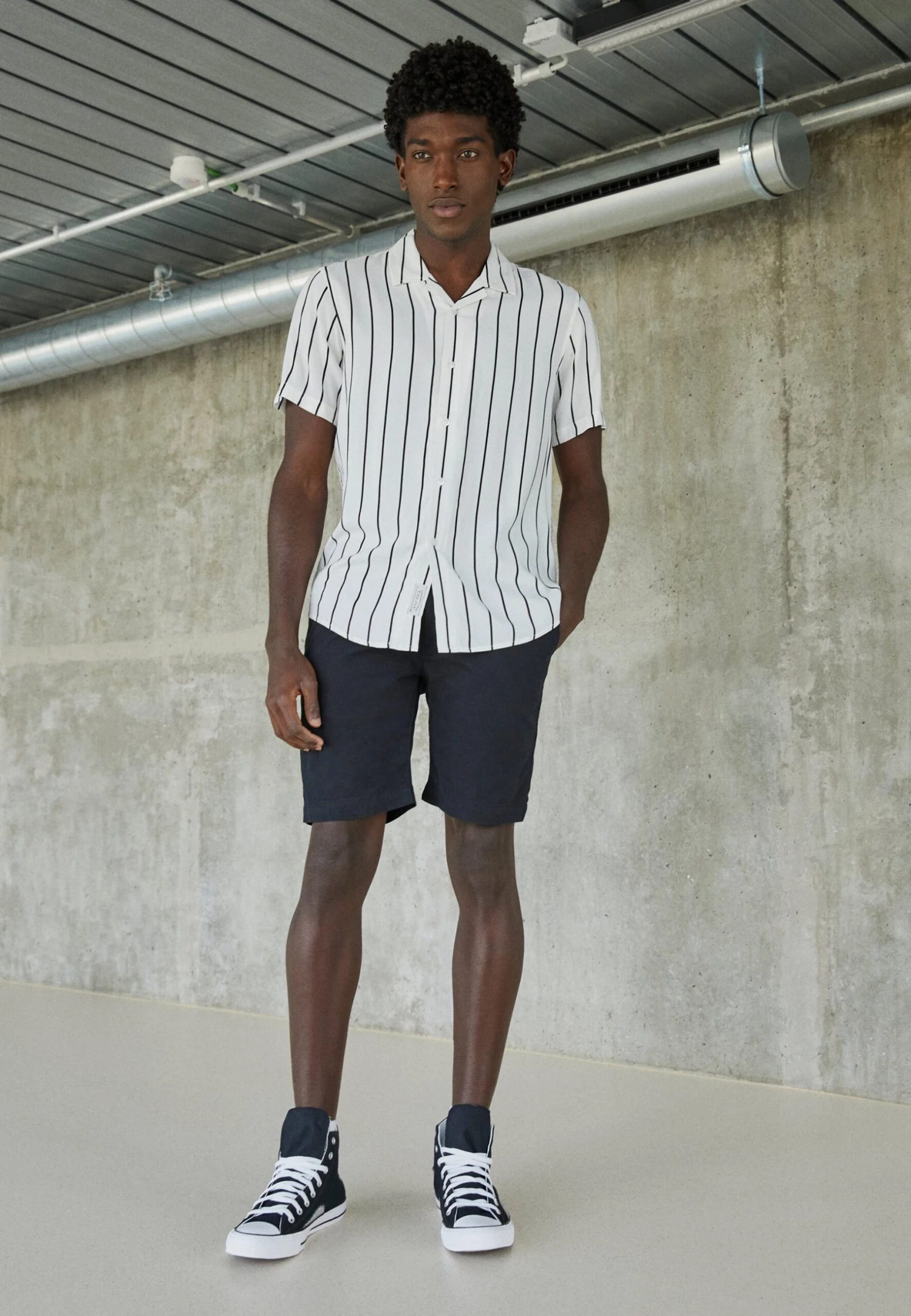 Pier One 2 Pack - Shorts - Black/Olive 1 Pier One 2 Pack - Shorts - Black/Olive