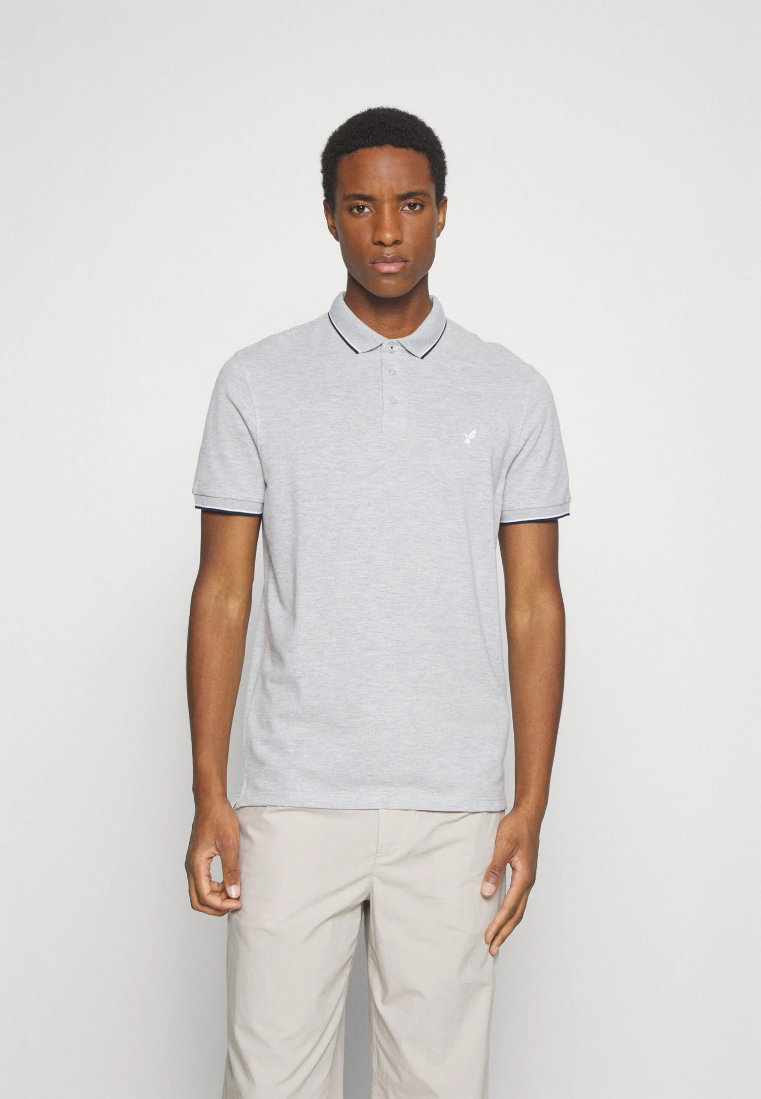 Pier One 2 Pack - Poloshirt - Light Grey/Dark Blue 2 Pier One 2 Pack - Poloshirt - Light Grey/Dark Blue - Afbeelding 2