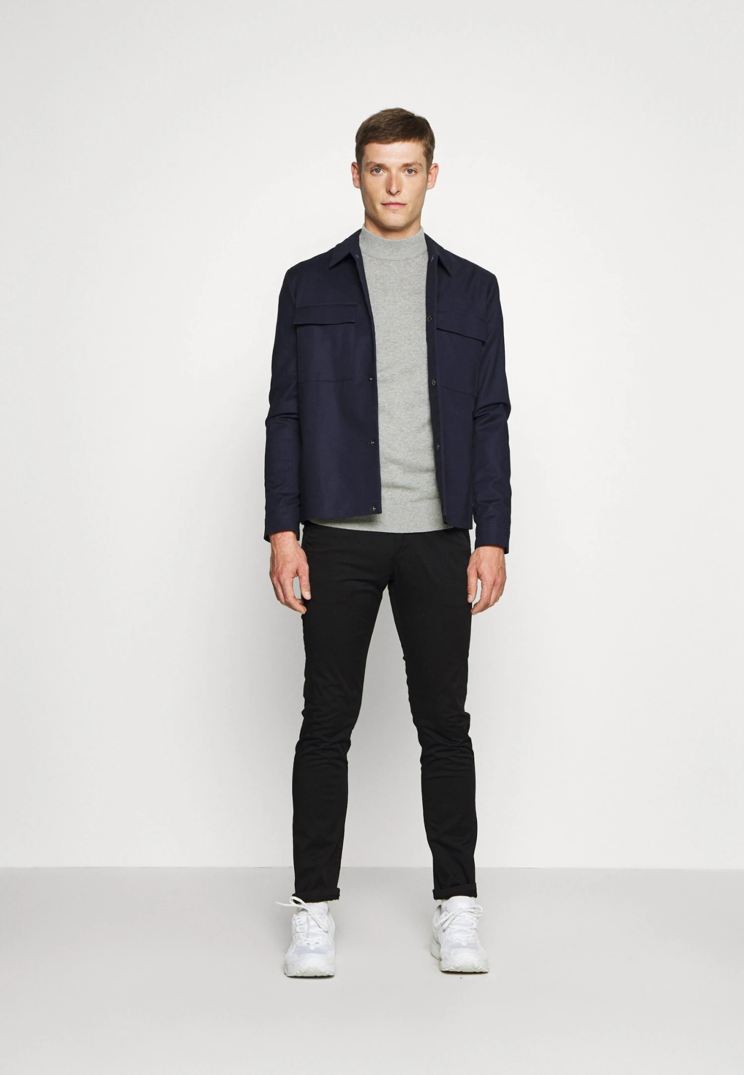 Pier One Trui - Mottled Light Grey 2 Pier One Trui - Mottled Light Grey - Afbeelding 2