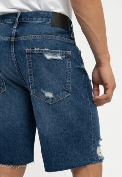 Pier One Jeansshort - Dark Blue Denim 11 Pier One Jeansshort - Dark Blue Denim -Herenkleding Winkel 87967f7777b341e69e97f39a26d44312