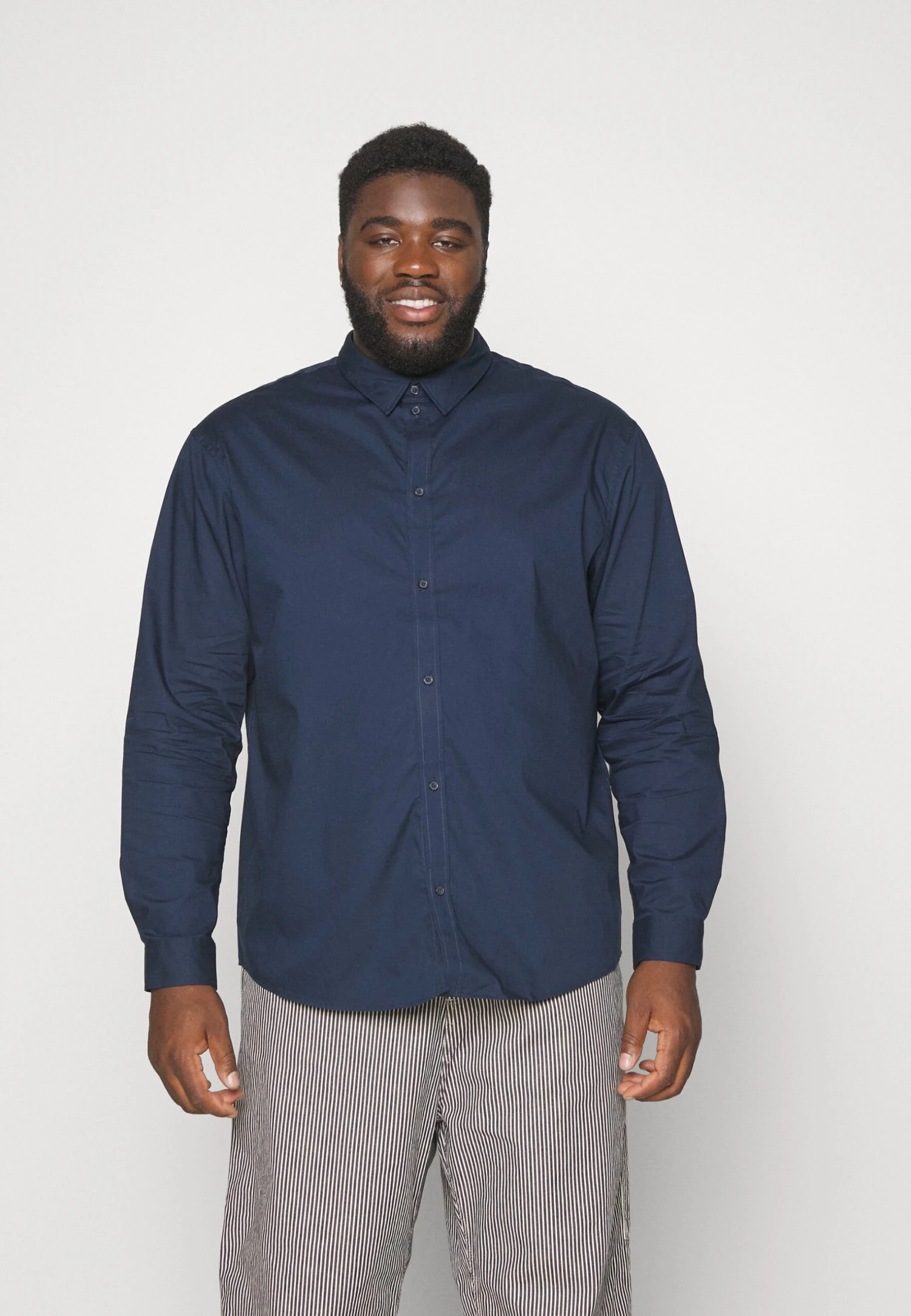 Pier One Overhemd - Dark Blue 1 Pier One Overhemd - Dark Blue