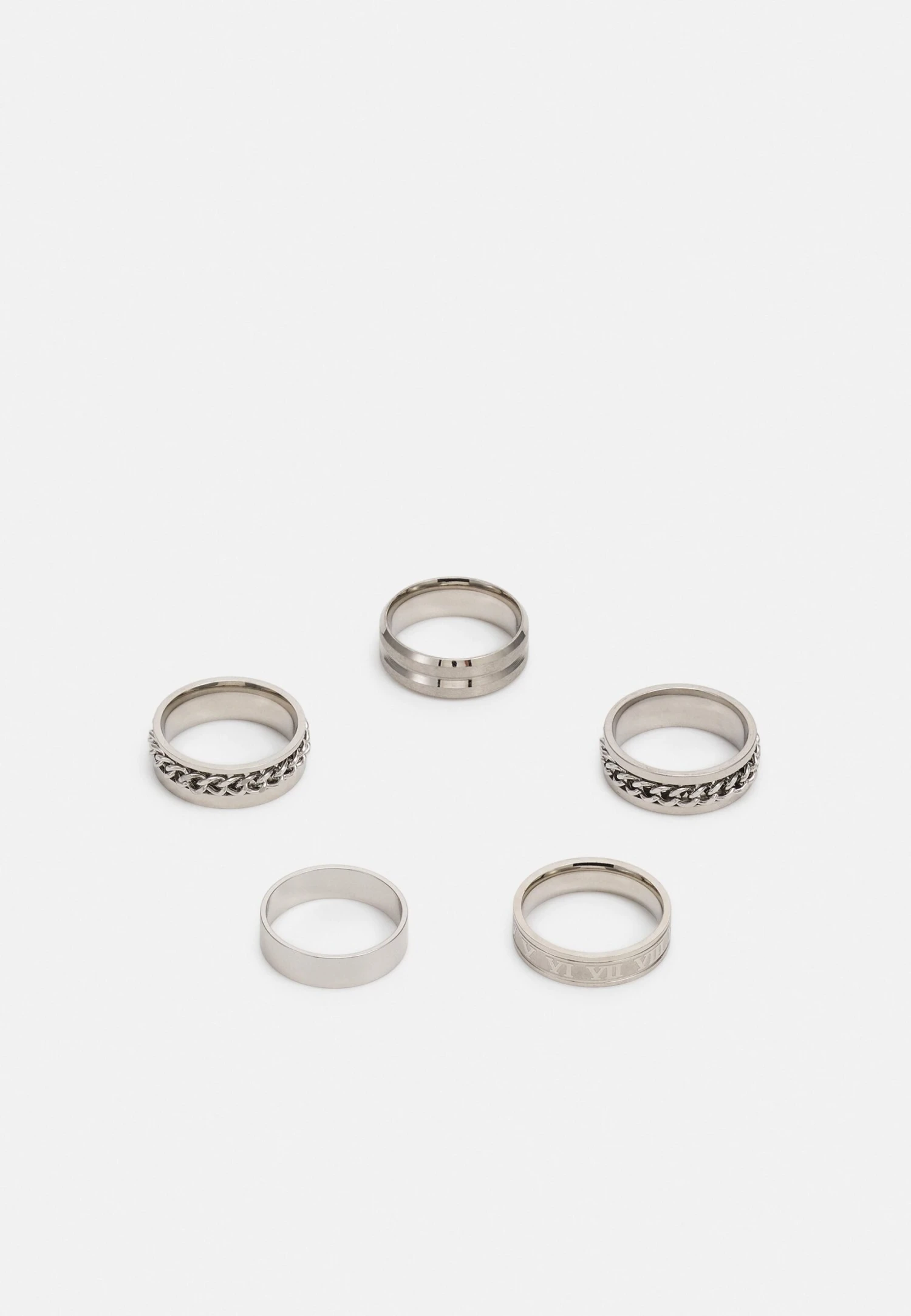 Pier One 5 Pack - Ring - Silver-Coloured 2 Pier One 5 Pack - Ring - Silver-Coloured - Afbeelding 2