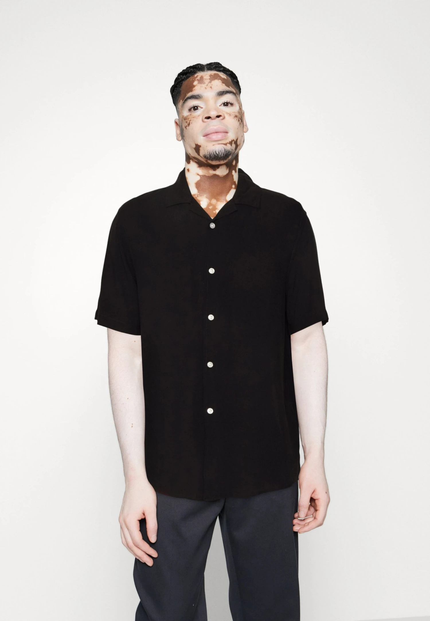 Pier One 3 Pack - Overhemd - Beige/Black/White 4 Pier One 3 Pack - Overhemd - Beige/Black/White - Afbeelding 4