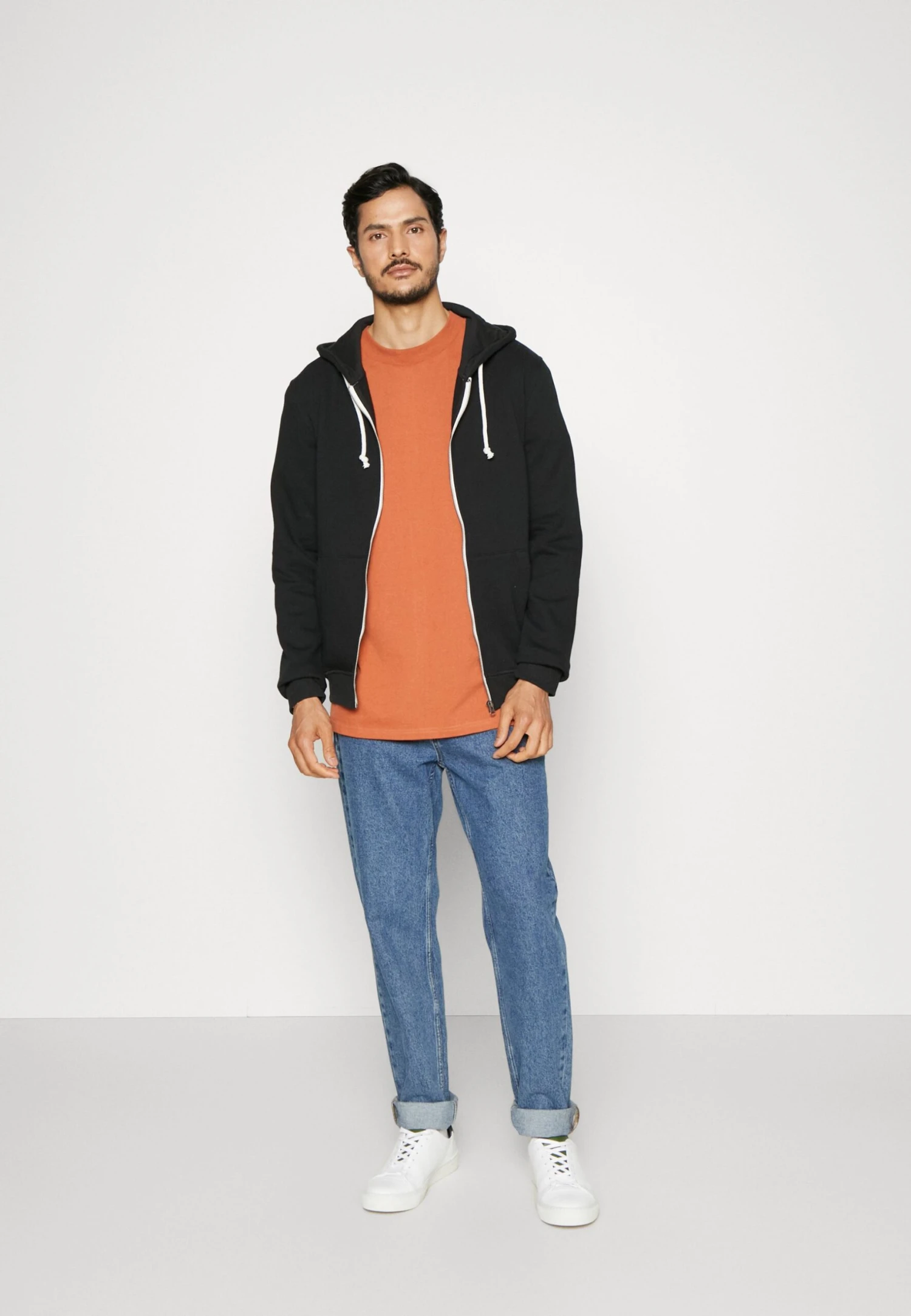 Pier One 2 Pack - Sweater Met Rits - Black/Mottled Light Grey 1 Pier One 2 Pack - Sweater Met Rits - Black/Mottled Light Grey