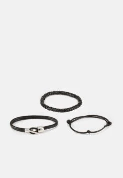 Pier One Set - Horloge - Black -Herenkleding Winkel b0f469a7519f433387fdcd22fdfd31fe