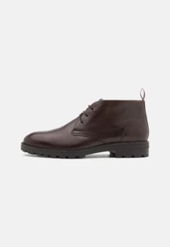 Pier One Leather - Veterschoenen - Dark Brown