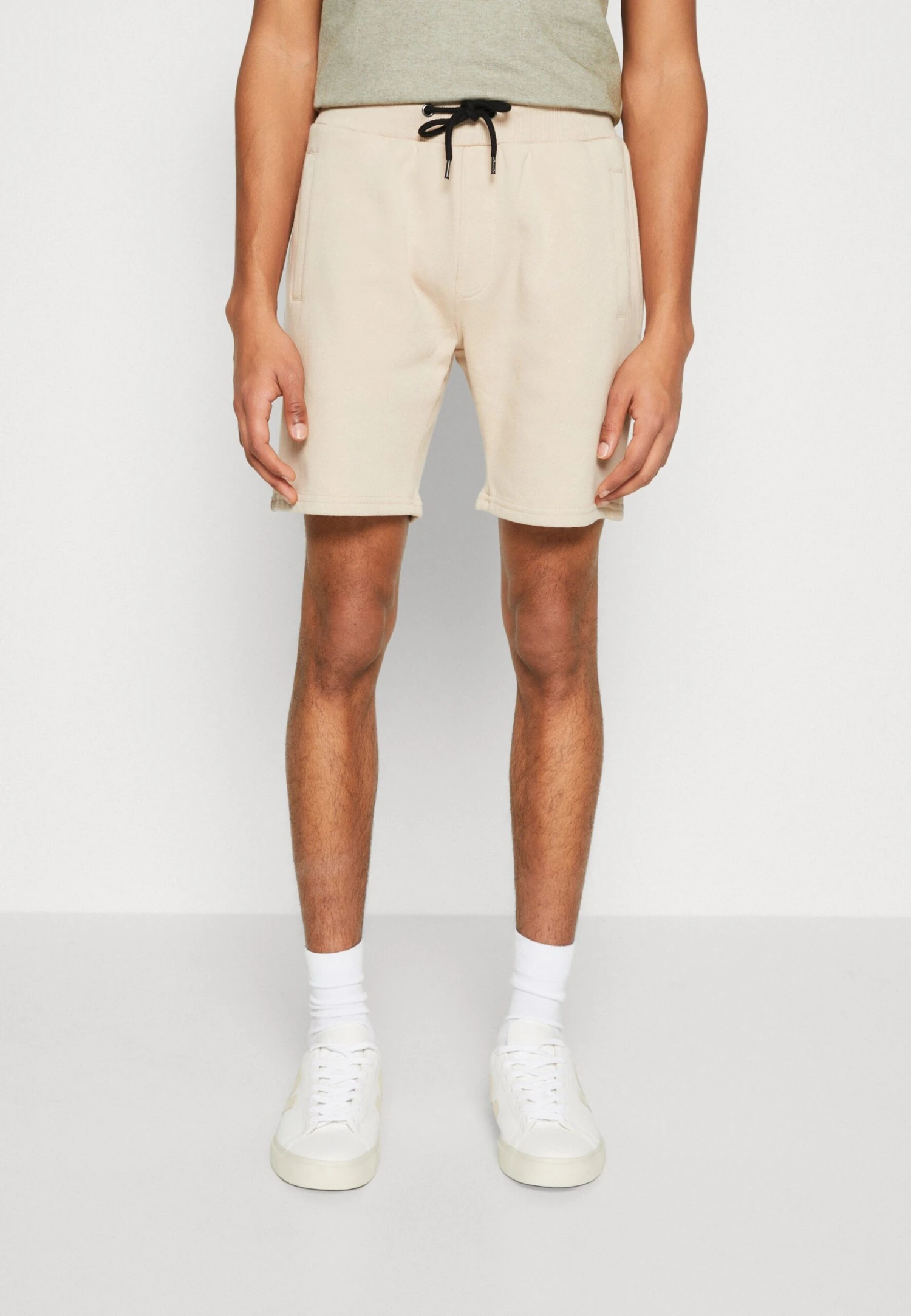 Pier One 2 Pack - Shorts - Grey/Beige 2 Pier One 2 Pack - Shorts - Grey/Beige - Afbeelding 2