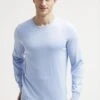 Pier One Basic Crewneck - Trui - Light Blue