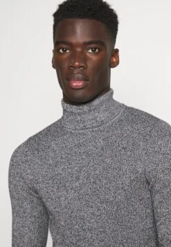 Pier One Muscle Fit Turtle - Trui - Mottled Grey 9 Pier One Muscle Fit Turtle - Trui - Mottled Grey -Herenkleding Winkel e3c882d2274c45af8a9f7df902604a5f