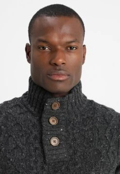 Pier One Trui - Mottled Dark Grey -Herenkleding Winkel eb6dec66e1f147509263ea1a088f200f