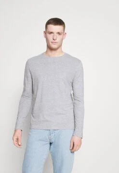 Pier One 5 Pack - Longsleeve - White/Dark Blu/Grey -Herenkleding Winkel f1774a4a7a3f444e865f7b6e75b4c3ba