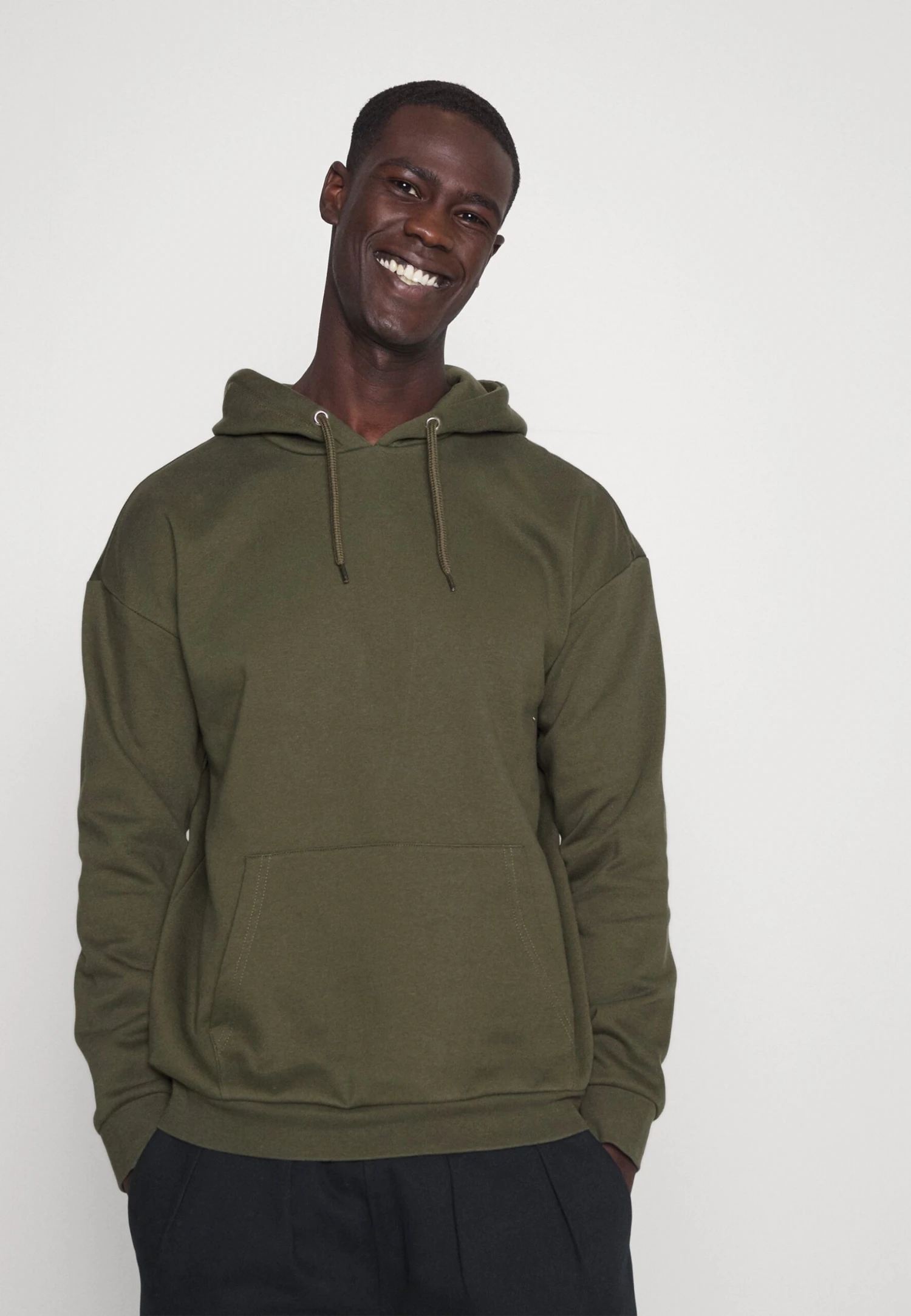 Pier One 2 Pack - Hoodie - Olive/Grey 2 Pier One 2 Pack - Hoodie - Olive/Grey - Afbeelding 2