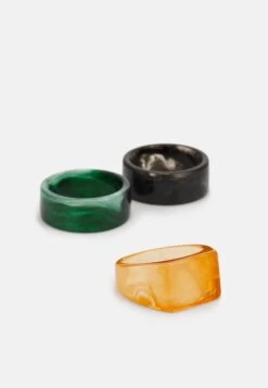 Pier One 3 Pack - Ring - Black/Green/Orange -Herenkleding Winkel fa3f2614c06648be9f9108cc78d74ab1
