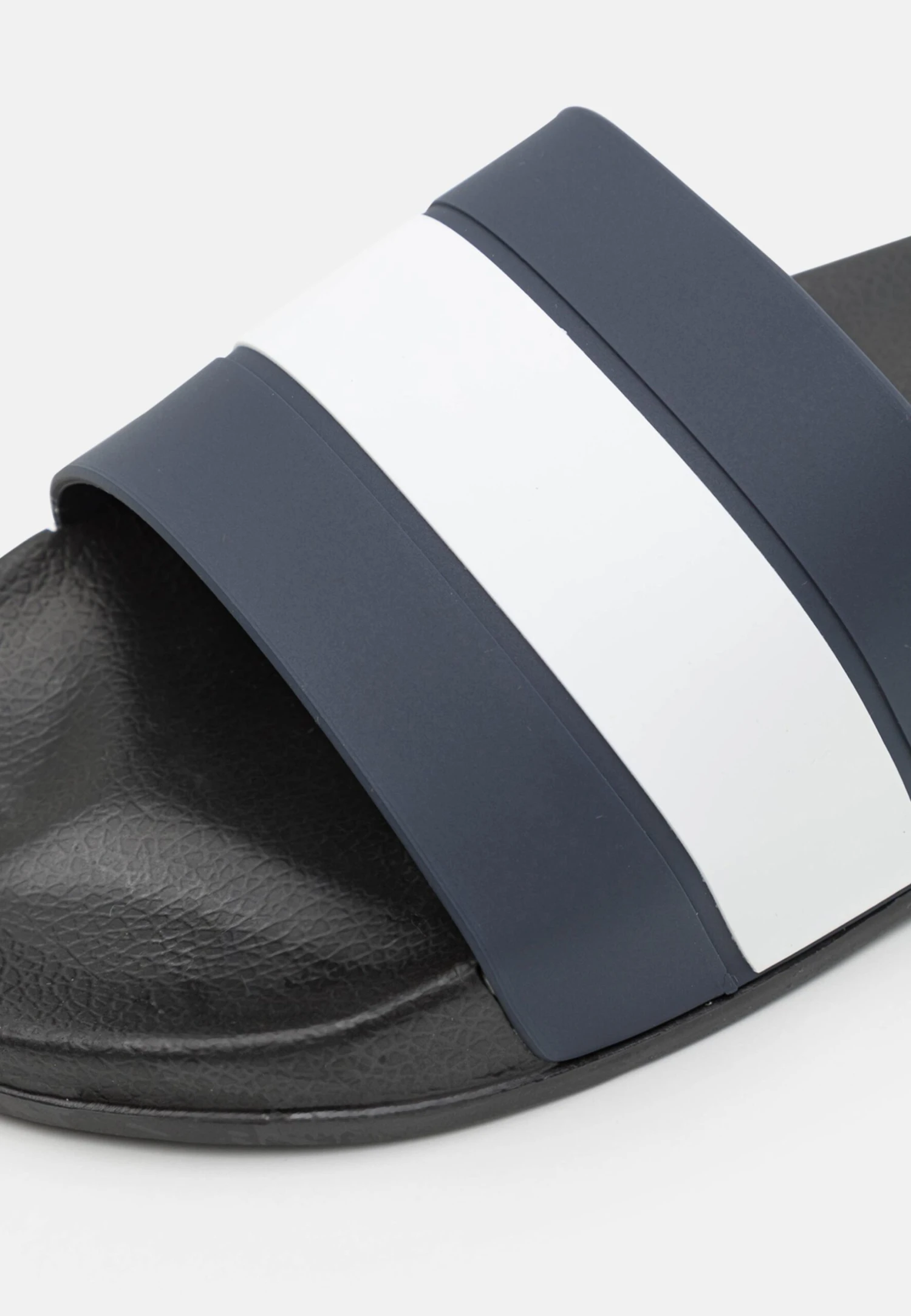 Pier One Muiltjes - Dark Blue/White 6 Pier One Muiltjes - Dark Blue/White - Afbeelding 6